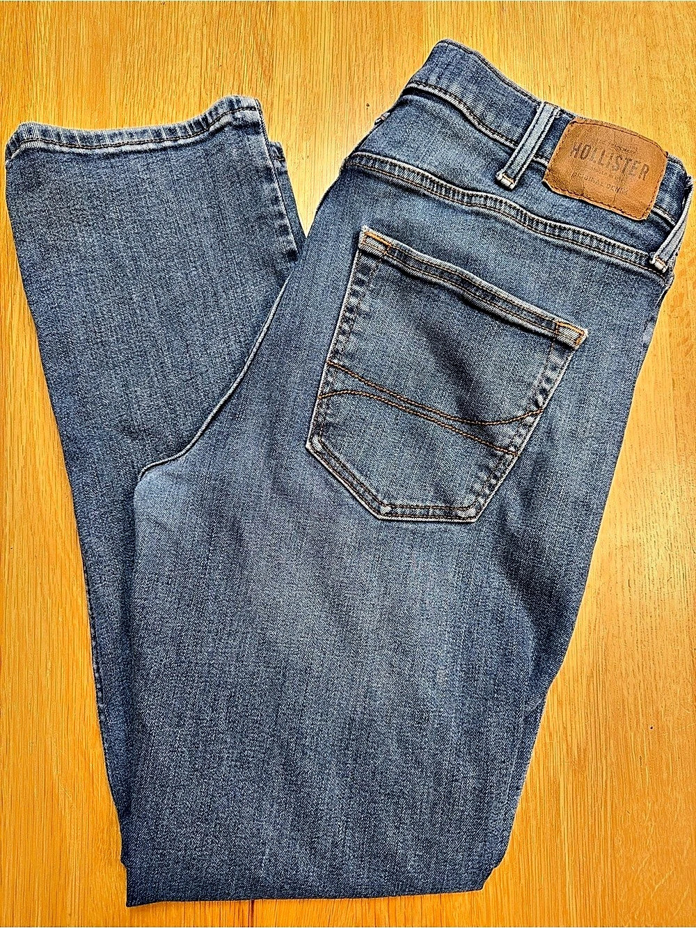Hollister Slim Straight Men's Jeans W36 L32 Blue